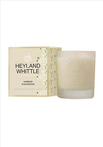 Heyland and Whittle - Gold Classic Candle in a Glass Amber Oakmoss, 230g