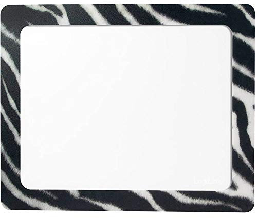 LogiLink ID0168 Mauspad mit Fotoeinschub, Zebra, Abmessung: 230 x 190mm Transparent