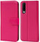 Verco kompatibel mit P30 Hülle, Handyhülle für Huawei P30 Tasche PU Leder Booklet Flip Case - Pink