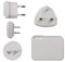 Juice Travel Universal USB Charger with 4 Multi Country Adapters, 4.8A - White
