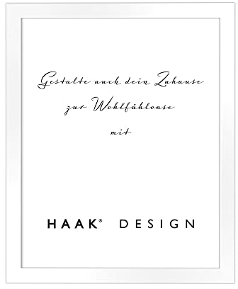 HaakDesign Bilderrahmen Tokio in Weiß (Hochglanz) 75.5 X 98.5 cm schlicht modern