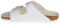 Birkenstock Arizona triples White, Birko Flor, PIANELLE Unisex-Adulto, 43 EU