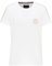 Carlo Colucci Damen Basic T-Shirt Weiß M/38