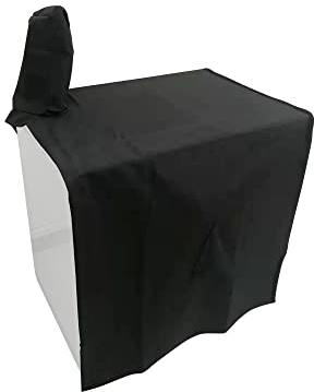 Mayer Barbecue Schutzhülle Abdeckhaube für ZUNDA 96 cm Outdoor-Küchenmodul mit Spülbecken, Oxford 1000D Gewebe, Reiß- & Wetterfest, Schwarz