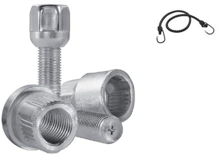 COMPATIBILE CON FORD Fusion, Focus, Focus Multispazio, C-Max, Fiesta, Escort, Orion, Kuga, B-Max dal - (DB2) BULLONE ANTIFURTO PER RUOTA AUTO BULLONI PER CERCHIO IN ACCIAIO 4 PERNI+2 CHIAVI