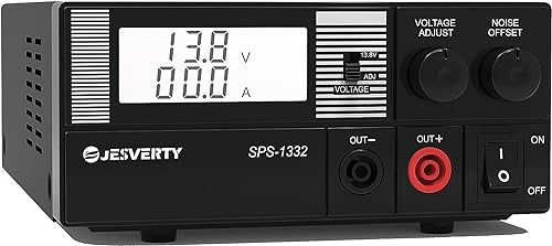Fuente de alimentación de Banco Compacto Universal 13.8V/9-15V 30A- Convertidor de CA a CC de Laboratorio doméstico regulado de - Jesverty SPS-1332