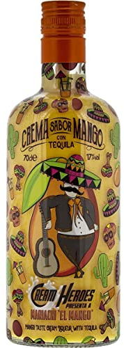 CREAM HEROES Mariachi 'El Mango' licor de crema de mango con tequila botella 70 cl