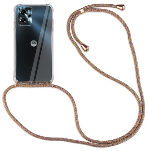 betterfon Hülle Kompatibel mit Motorola Moto G13 / G23 | Handykette Smartphone Halskette Hülle mit Band | Handyhülle mit Kordel zum Umhängen Kompatibel für Moto G13 / G23 | Rainbow