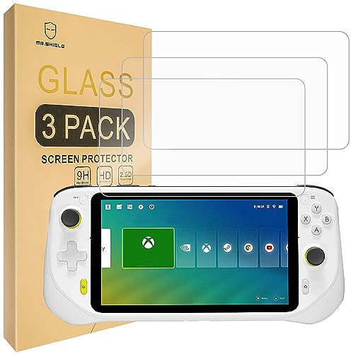Mr.Shield Pellicola Protettiva per Logitech G Cloud Vetro Temperato [9H Durezza] [3 Pezzi] Protezione Schermo Senza Bolle