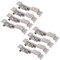 HouYeen 8Pcs Trailer Number Plate Clips Holder Spring Loaded for Standard 11cm x 52cm License Plate Brackets Stainless Steel
