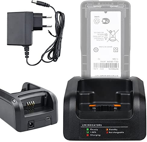 NNTN8234A Motorola Smart-Ladegerät für MTP3150 MTP3250 MTP6750 Walkie Talkies NNTN8023A Akku-Desktop-Ladegerät