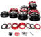 BUCKLOS 1-1/8 Bike Headset MTB Threadless 34 44 44-50.6 44-55 44-56 41.8-52mm, Straight Tapered Tube Mountain Bikes Road Bicycle Double Sealed Bearings Headsets, for Frame Fork Star Nut