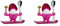 WMF McEgg Eierbecher mit Löffel, lustiger Eierbecher Kinder, Kunststoff, Cromargan Edelstahl poliert, spülmaschinengeeignet, Rosa (Packung mit 2)