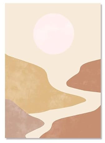 HJOSWVNS Wandbilder Creme Weiß Braun Foto Auf Leinwand Aesthetic Decor Bild Auf Leinwand Bilder Wohnzimmer Leinwand Bilder Wandbilder Wandtattoo Schlafzimmer Badezimmer Room Decor Kein Rahmen30x40cm