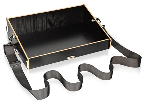 IMPPTE Schwarz Bauchladen Junggesellinnenabschied Frauen Bauchladen JGA Herren 40 * 26 * 10.5cm Holz Bauchladen Braut Junggesellinnenabschied Deko für JGA Spiele Promotion Party