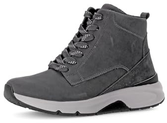 Gabor Damen Klassische Stiefeletten, Frauen Stiefeletten,uebergangsstiefel,Winterstiefeletten,Winterschuhe,warm,Dark-Grey(Flausch),41 EU / 7.5 UK