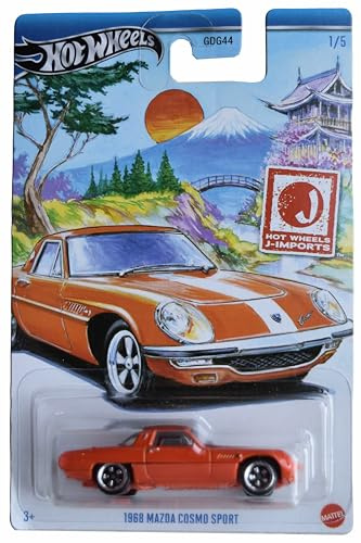 Hot Wheels 1968 Mazda Cosmo Sport, J-Imports 1/5 [Orange]