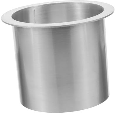 Alipis Eingebetteter Mülleimerdeckel Aus Edelstahl Runder Kleiner Abfalleimerdeckel Für Küchenmüll Versenkter Spülbarer Mülleimerabdeckung Mit Integrierter Klappe