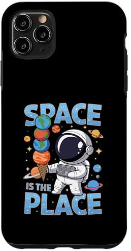 iPhone 11 Pro Max Cute astronaut with ice cream from planets Case