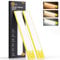 Gritin Under Cabinet Kitchen Lights-84 LED Super Bright,3-Color&5-Brightness,4 Modes,Motion Sensor,Rechargeable 1800mAh Long Lasting-Easy Installation Under Closet Light-2 Pack-Yellow