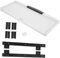 Gatuida Juego de bandejas para Teclado Accesorios de Oficina Accesorios para PC Bandeja de Teclado de Escritorio deslizable Bandeja para Teclado Debajo del Escritorio Planchar