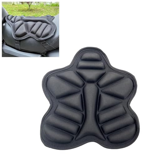 Motorrad Sitzkissen für Aprilia RX 125 1984-2024-pr, Stoßdämpfung Bequem Atmungsaktive Motorrad Sitzpolster Motorrad-Sattelkissen Sitzkissen Set für Lange Fahrten,A Front seat