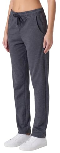 COMEOR Jogginghose Damen-Baumwolle Sporthose Lang - Sweatpants Frauen Freizeithose - Lockere Laufhosen Jogger - High Waist Trainingshose Geradem Bein Hose mit elastischem Bund und Taschen Yogahose