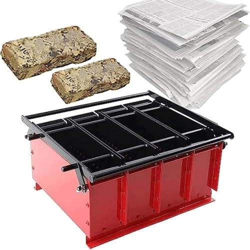 Paper Log Brikettmaker - DIY Zeitungspresse für umweltfreundliches Heizen und Kaminrecycling in Haus & Garten