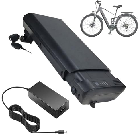 SSCYHT Ebike Battery 36V 10Ah 8Ah Lithium Battery 24V 12Ah 10.5Ah 8.7Ah Replacement Batteries 36V Rear Rack Batteries with Charger and Key Lock,24V8.7AH
