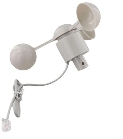 Anemometer for WH SP WS01 Weather Station Replacement Part Supporting Meteorological Instrument Wind Monitoring and Calibration Needs