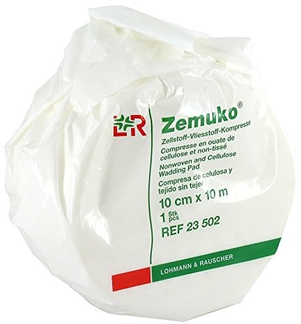 Zemuko Vliesstoff-Kompr.Gerollt 10 Cmx10 m