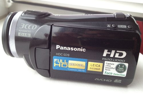 Panasonic HDC-SD 9 EG-S High Definition-Camcorder (AVCHD) silber