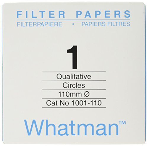 Carta da filtro Whatman qualitativa standard, Grado 1, 100 Pezzi