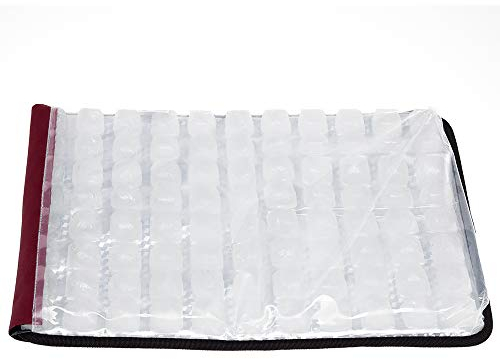 FlexiFreeze Party-Matte Kühler – Lebensmittelkühlung Buffet Kühler für kalte Servieren, rot (48,3 x 38,1 cm)