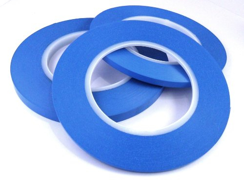 Ruban Adhésif Masquage Arcylique Fine Ligne Haute Température 6mm X 55m - LIVRAISON GRATUITE!