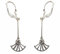 Art Deco Damen Ohrringe 925 Sterlingsilber Schmuckkristall