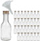 Viva-Haushaltswaren Gabriele Hesse e.K. 32 kleine Glasflaschen mit Schraubverschluss 100 ml zum Selbstbefüllen inkl. einem weißem Einfülltrichter Ø 5 cm