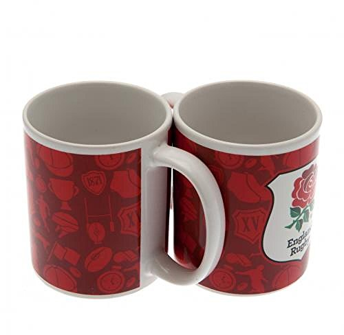 Mug avec logo de la fédération anglaise de rugby - produit sous licence officielle