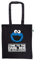 clothinx Come to the Dark Side - We Have Cookies - Lustiges Keks-Monster Motiv Bio Fair Tasche Schwarz