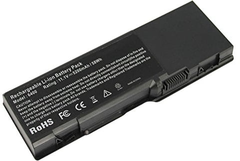 ARyee 5200mAh 11.1V 6400 Battery for Dell Inspiron E1505 1501 6400 PP23LA PP20L Dell Vostro 1000 Dell Latitude 131L BD41 CR174 D6400 GD761 HJ607 HK421 JN149 KD476