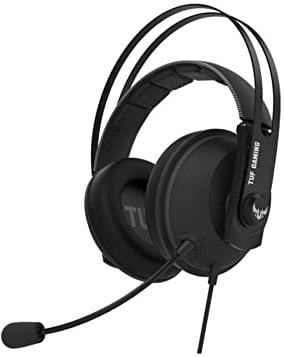 ASUS TUF Gaming H7 Core Gun Metal - Auriculares Compatibles con PC, Mac, PS4, Nintendo Switch, smartphones y Xbox One. con altavoces exclusivos Asus Essence, Gun Metal