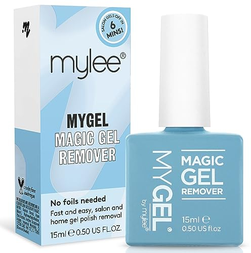 Mylee Magic Gel Remover 15ml - Nail Polish Gel Remover, Gellack Entferner für Gelnägel, Soak Off Remover für UV/LED Gelnagellack, Gel LED UV Nagellack Entfernen