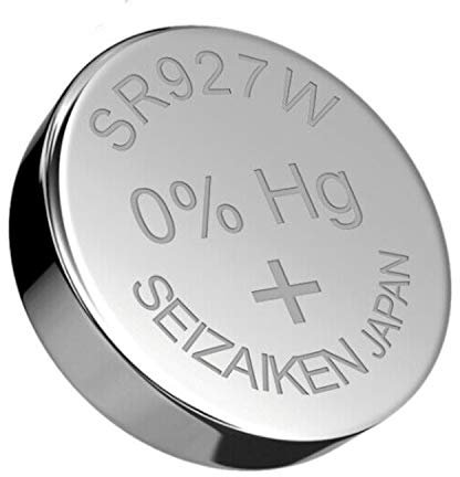 1 Stück Knopfzelle Original SEIZAIKEN 399, SR927W, 1.55 V, Uhrenbatterien Akku Silberoxid, 0% Quecksilber, 100% Made in Japan