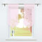 SCHOAL Scheibengardine mit Schmetterling-Muster Bistrogardine Voile Küche Gardinen Transparente Panneaux Laserschneiden BxH 40x60cm 1 Stück Rosa