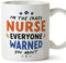 MUGFFINS Nurse Mug - in English - Everyone Warned You About - Funny Gift for Colleagues - Ceramic 11oz Mug