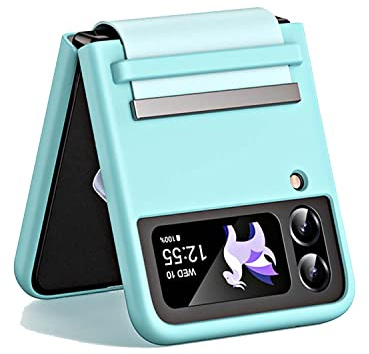 ILING Cover per Samsung Galaxy Z Flip3 (Z Flip 3), Cover per Xiaomi Mi A2, [Collegamento in Silicone] Hard PC Matte Sensazione di Tocco Ultra Sottile Antiurto Custodia Opaca (Verde)