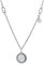 Lllunimon 925 Sterling Silber Trendy Vintage Smiley Gesicht Halskette, modische vielseitige Paar Halskette, charmante Schmuck Geschenk für Männer Frauen