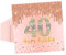20 Stück Roségold Papier Party Servietten Tischdeko 40. Geburtstagsdeko Servietten Hochwertige Papierservietten für Frauen Geburtstag Party Deko Partyzubehör zum Thema Roségold