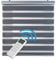 STORESDECO Doppelrollo Motorisiertes Premium mit Bohren 250H x 200B cm für Fenster & Türen - Galerie und Aluminium-Kettenzug Höchste Qualität - USB-Akku & Funksteuerung für bis zu 15 Rollos