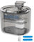 HAPUP Fontaines à Eau pour Chat Fontaine a Eau Chat 2,2 L Ultra Silencieuse Fontaine Eau Chat avec Pompe USB Filtre Fontaine Chat Brosse de Nettoyage Adaptateur pour Chats & Chiens Petite